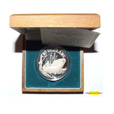 1976 Republic of Singapore $10 Silver Proof Coin