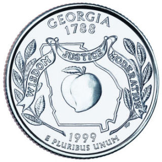 1999 - Georgia State Quarter (D)