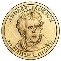 2008 (D) Presidential $1 Coin - Andrew Jackson