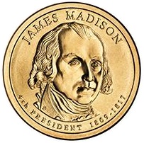 2007 (D) Presidential $1 Coin - James Madison
