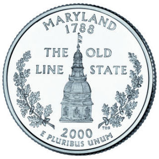 2000 - Maryland State Quarter (D)